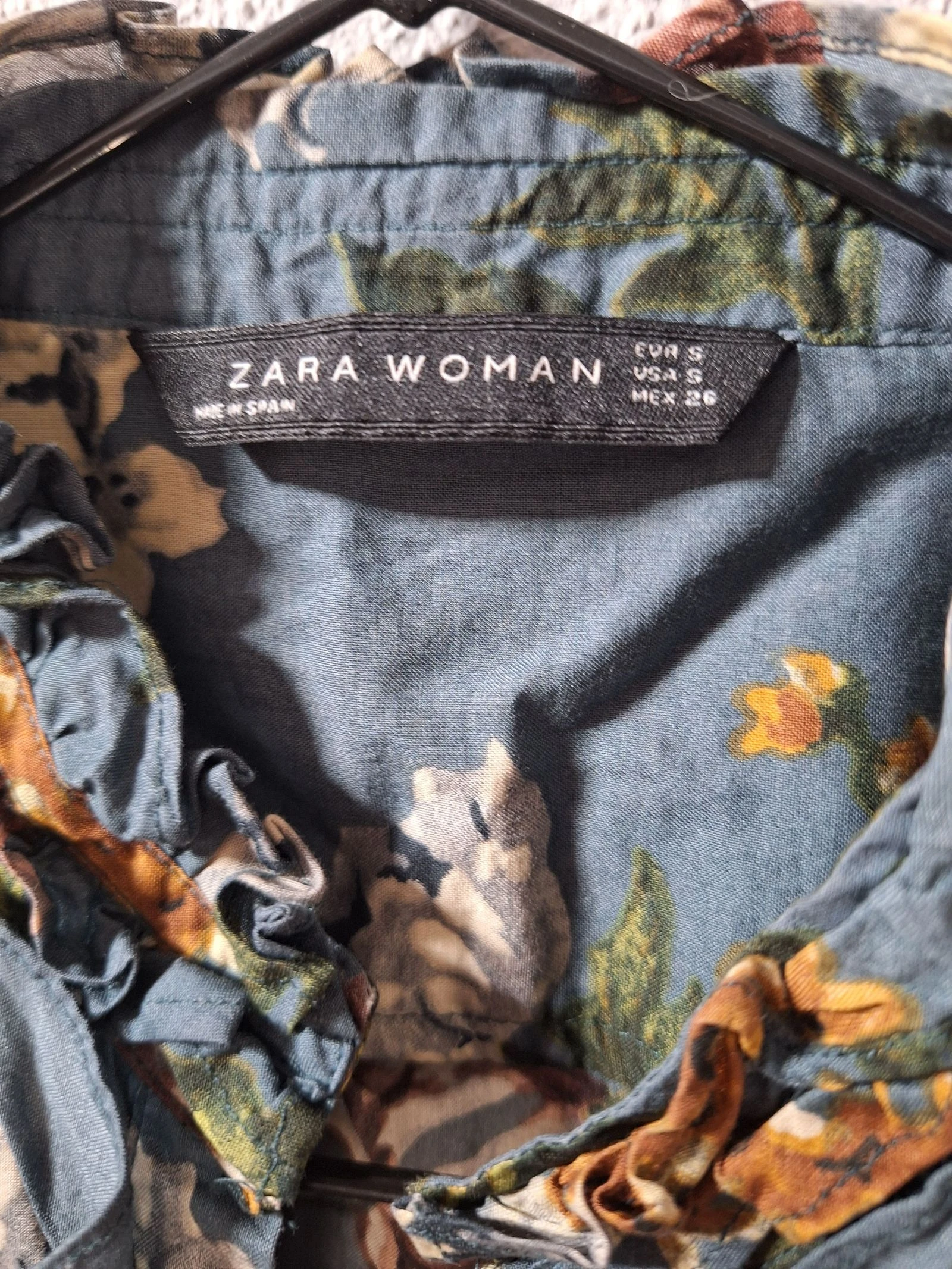 Chemise en coton Zara T.S imprimé floral – photo 4